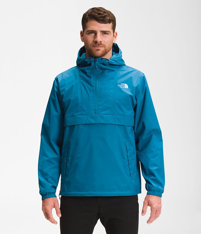 Chubasquero The North Face Hombre Antora Anorak - Colombia JNLEMS703 - Azules